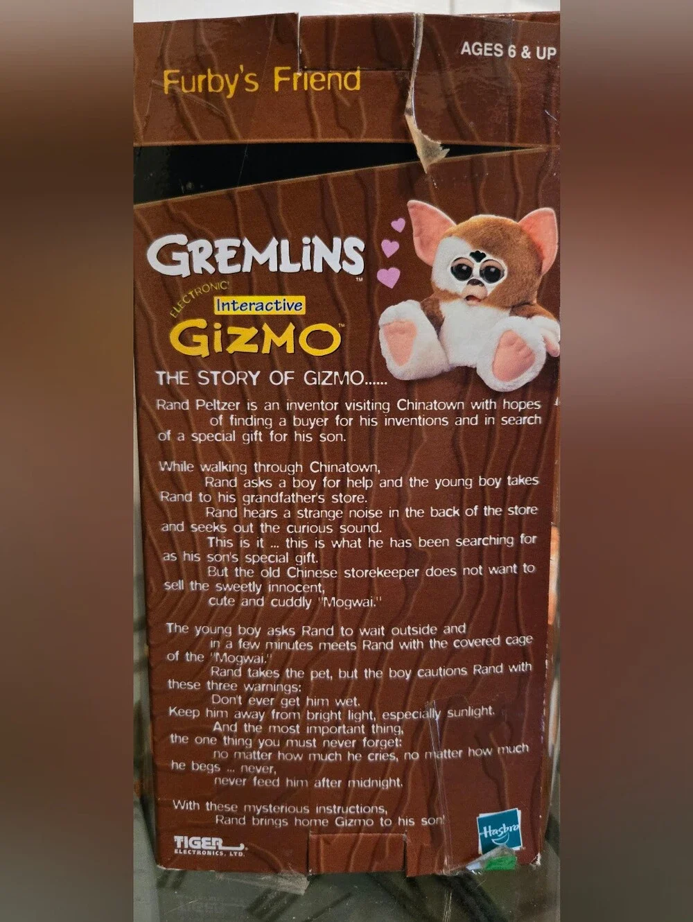 Gremlins Gizmo Furby Interactive Plush Toy - Original Box With Tags